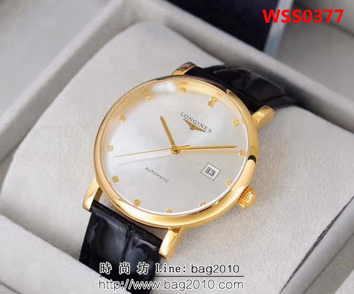 LONGINES浪琴 全新博雅系列 男士腕表 WSS0377