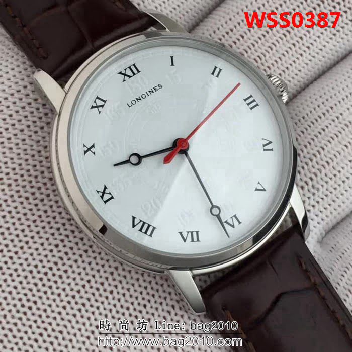 LONGINES浪琴 全自動機械 時尚男士腕表 WSS0387