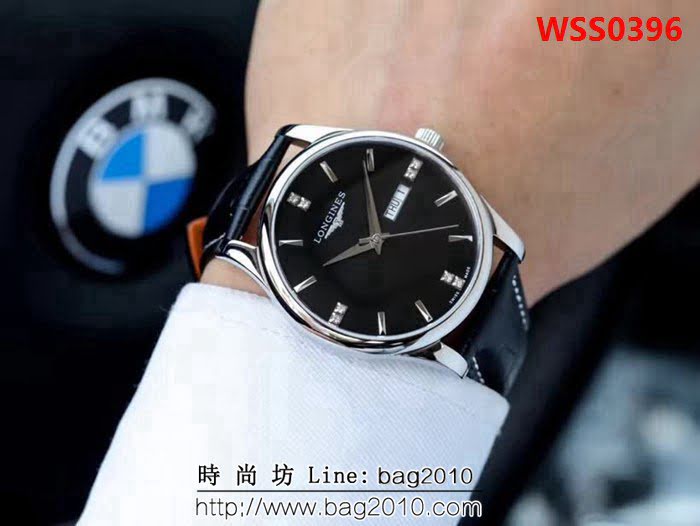 LONGINES浪琴 新款首發 100米防水 男士腕表 WSS0396