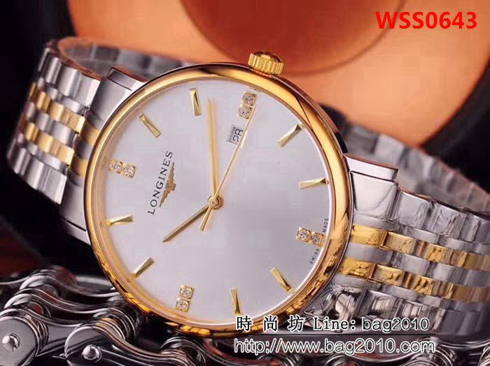 LONGINES浪琴 2018精品推薦 超薄男士腕表 WSS0643