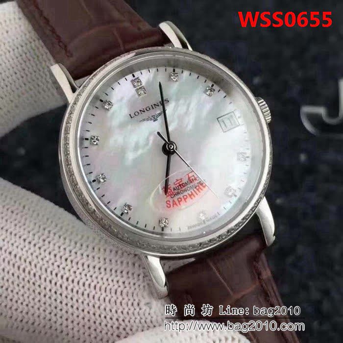 LONGINES浪琴 經典博雅系列 女士機械腕表 WSS0655