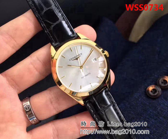 LONGINES浪琴 2018超薄新款 男士腕表 WSS0734