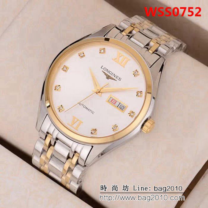 LONGINES浪琴 全自動機械 精品男士腕表 WSS0752