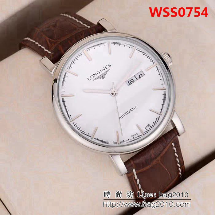 LONGINES浪琴 全自動機械 精品男士腕表 WSS0754