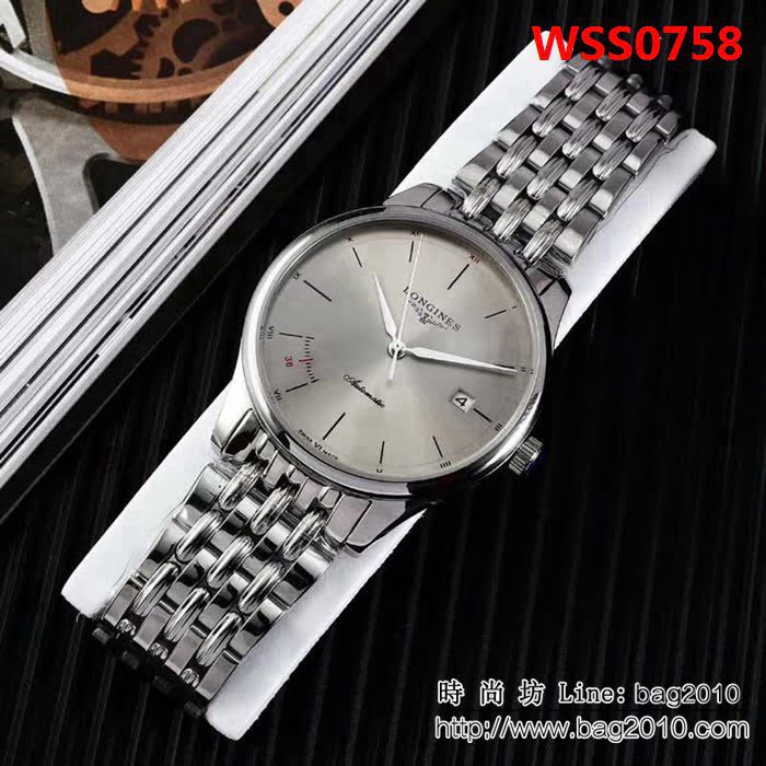 LONGINES浪琴 全自動機械 男士腕表 WSS0758