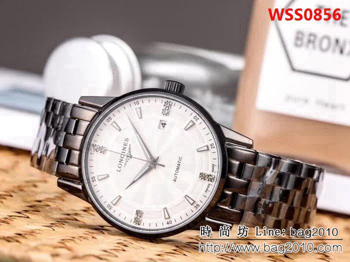 LONGINES浪琴 經典大三針 全自動機械 精品男士腕表 WSS0856