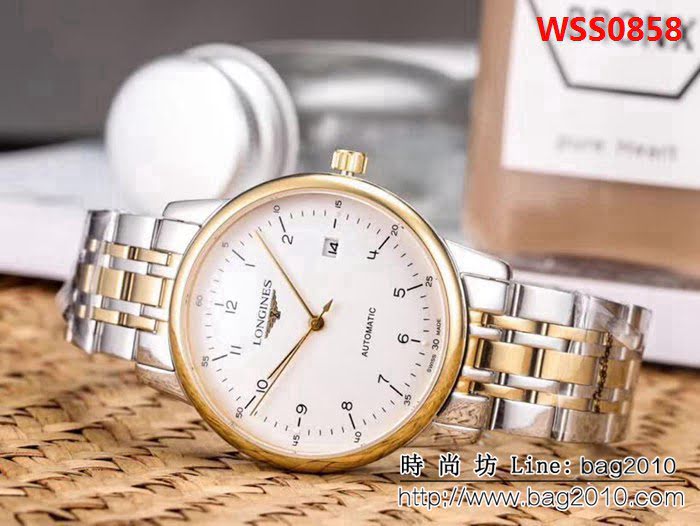 LONGINES浪琴 經典大三針 全自動機械 精品男士腕表 WSS0858