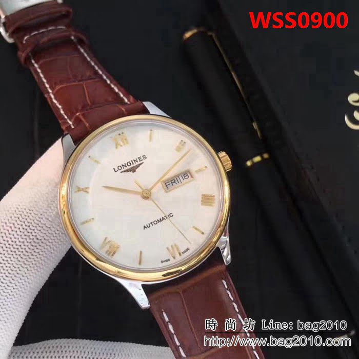 LONGINES浪琴 全自動機械 男士腕表 WSS0900