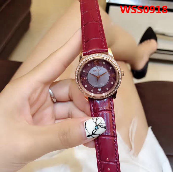 歐米茄OMEGA 蝶飛最新女神單品 簡約時尚女士腕表 WSS0918