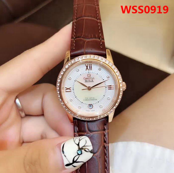 歐米茄OMEGA 蝶飛最新女神單品 簡約時尚女士腕表 WSS0919