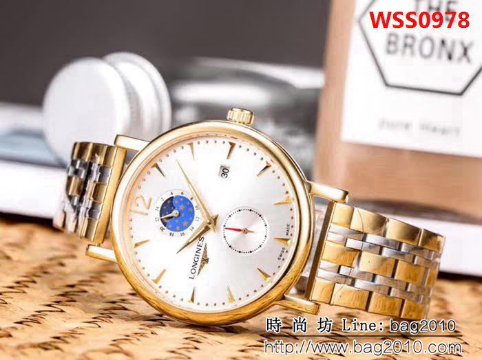 LONGINES浪琴 四針分離 精品男士腕表 WSS0978