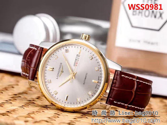 LONGINES浪琴 復古系列 全自動機械精品男士腕表 WSS0981