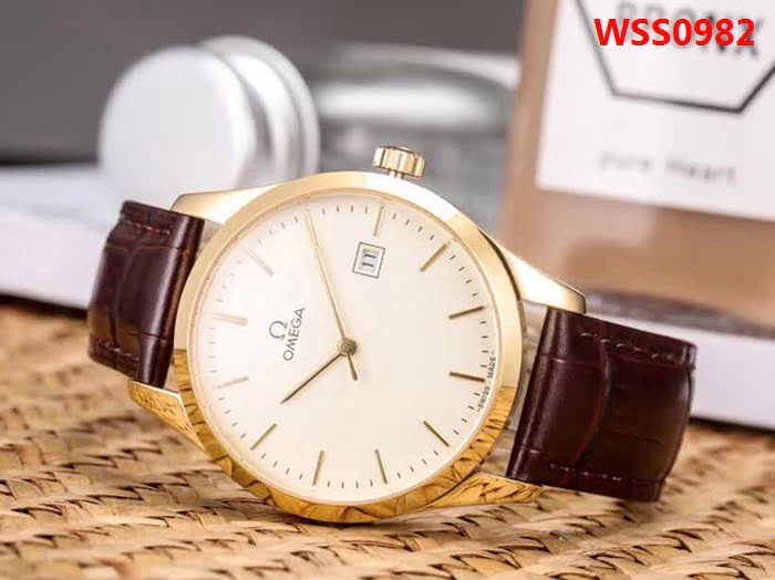歐米茄OMEGA 經典大三針 全自動機械精品男士腕表 WSS0982
