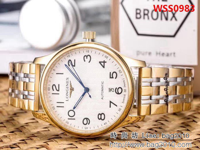 LONGINES浪琴 經典大三針 全自動機械 精品男士腕表 WSS0983