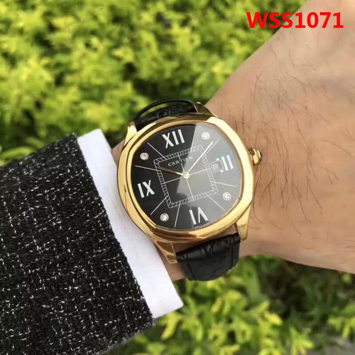 CARTIER卡地亞 最新實拍 精品男士腕表 WSS1071