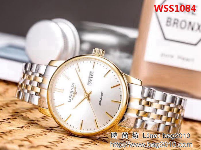 LONGINES浪琴 經典大三針 全自動機械 精品男士腕表 WSS1084