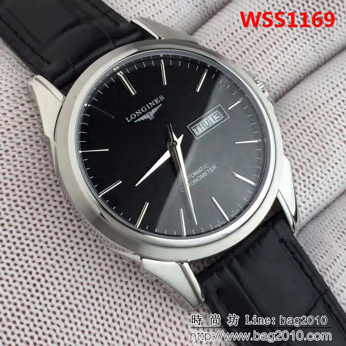 LONGINES浪琴 全自動機械 時尚男士腕表 WSS1169