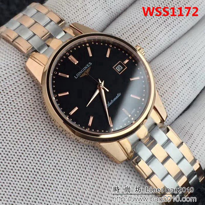 LONGINES浪琴 全自動機械 時尚男士腕表 WSS1172