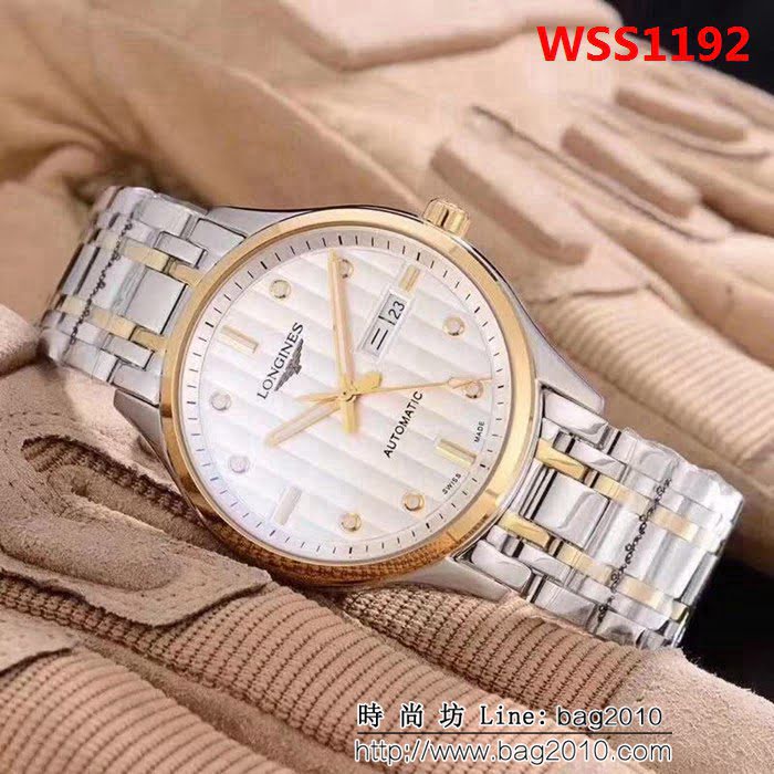 LONGINES浪琴 經典大三針 全自動機械 精品男士腕表 WSS1192