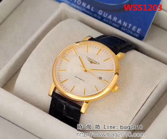 LONGINES浪琴 全新升級博雅系列 時尚男士腕表 WSS1203