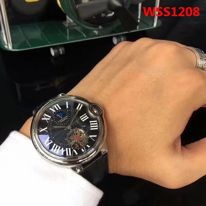 CARTIER卡地亞 精品推薦 精品男士腕表 WSS1208