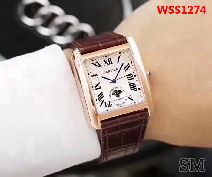 CARTIER卡地亞 最新坦克系列 高端男士腕表 WSS1274