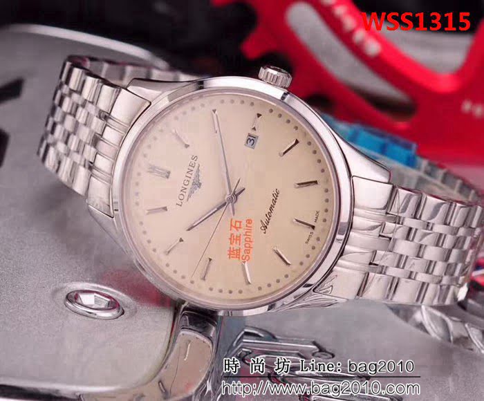 LONGINES浪琴 新品首發 商務正裝男士腕表 WSS1315