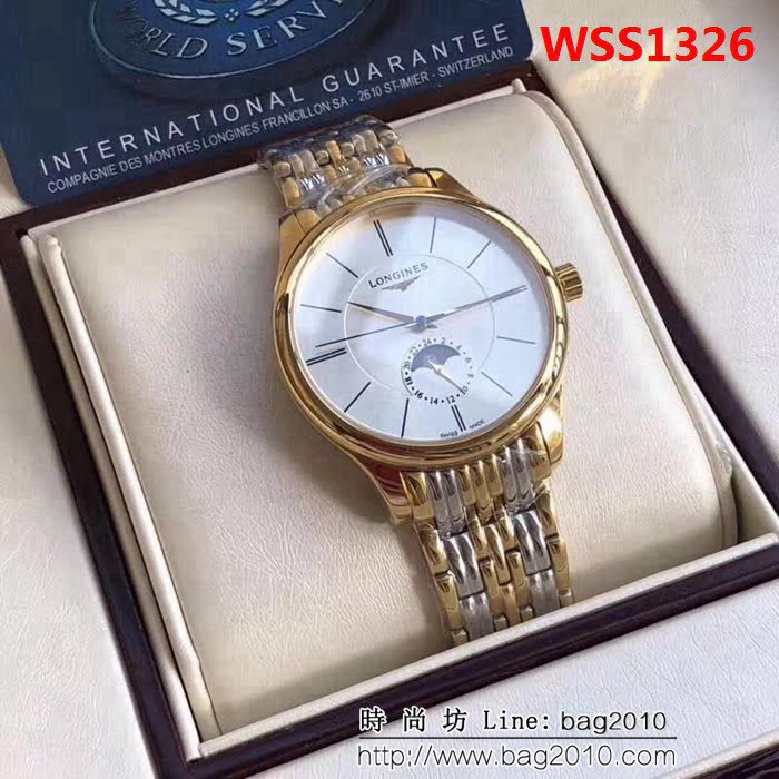 LONGINES浪琴 力薦款式 精品男士腕表  WSS1326
