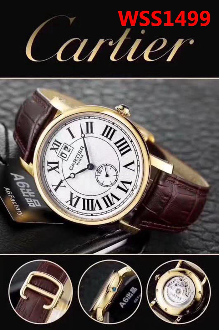 CARTIER卡地亞 2018年新款 ROTONDE、DE、CARTIER男士腕錶 W1550751 WSS1499