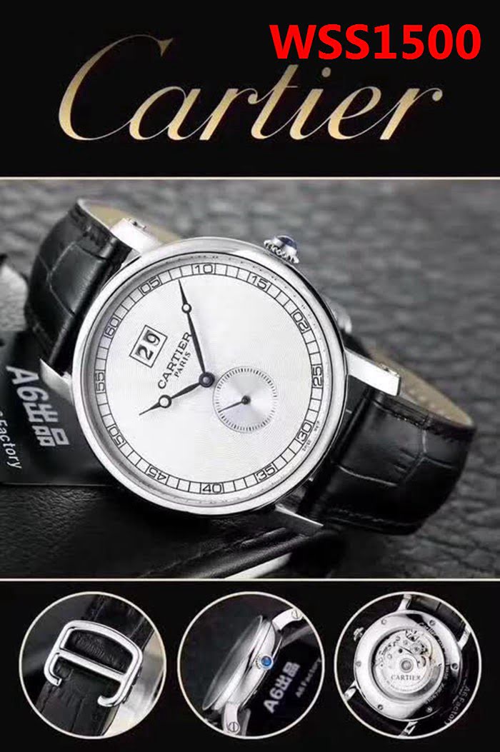 CARTIER卡地亞 2018年新款 ROTONDE、DE、CARTIER男士腕錶 W1550751 WSS1500