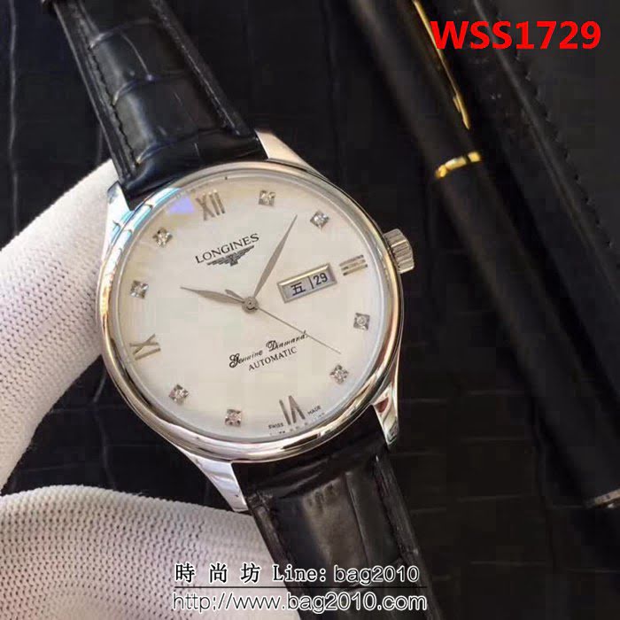 LONGINES浪琴 全自動機械 男士腕表 WSS1729