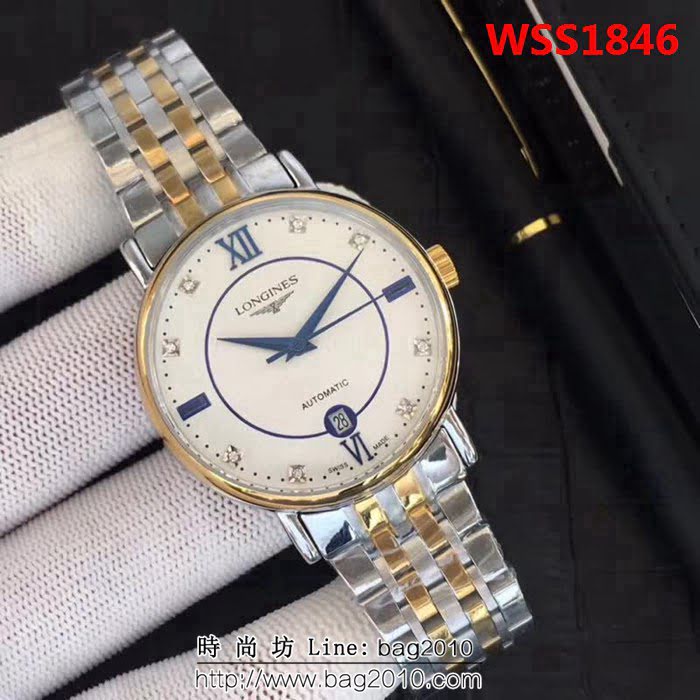 LONGINES浪琴 商務百搭 時尚男士腕表 WSS1846