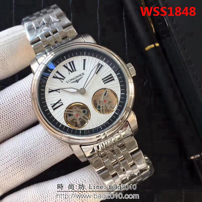 LONGINES浪琴 卓越飛輪 全自動機械 男士腕表 WSS1848