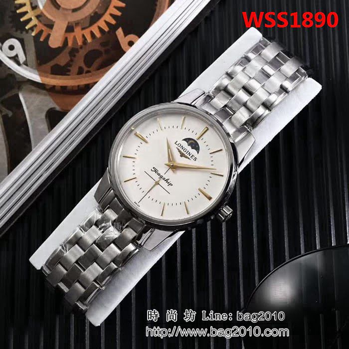 LONGINES浪琴 高級定制 全自動機械男士腕表 WSS1890