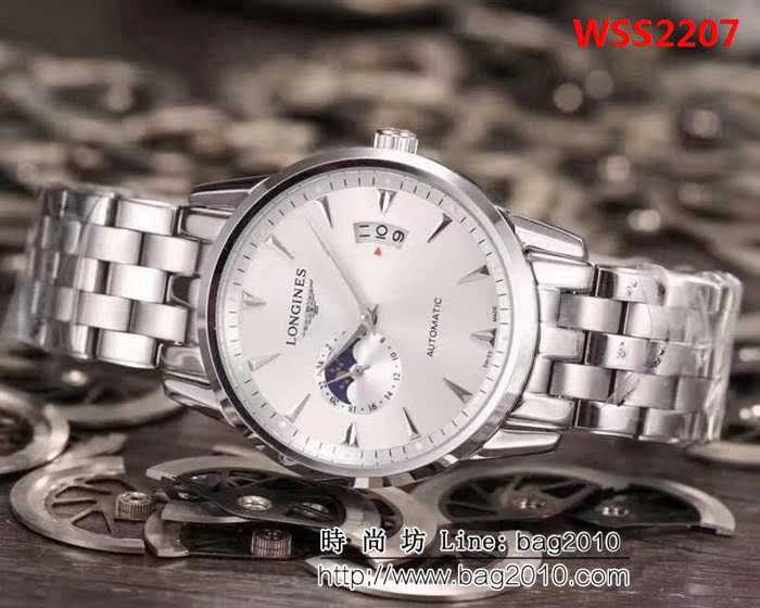 LONGINES浪琴 睿智風範 精緻款 頂級機械男士腕表 WSS2207