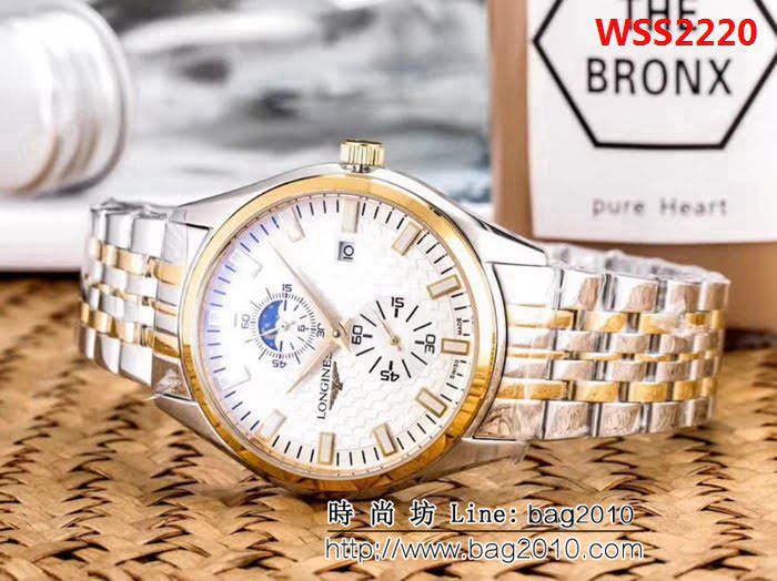 LONGINES浪琴 四針分離 全自動機械機精品男士腕表 WSS2220