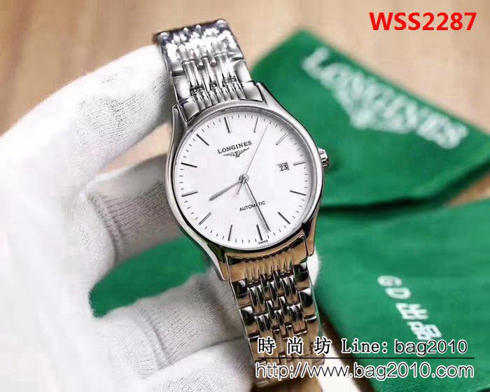 LONGINES浪琴 經典律雅系列 男士自動機械腕表 WSS2287