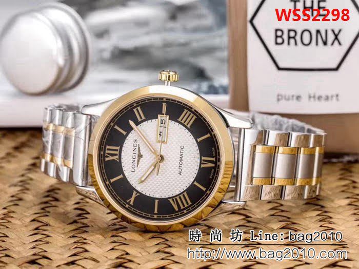 LONGINES浪琴 經典大三針 全自動機械 精品男士腕表 WSS2298