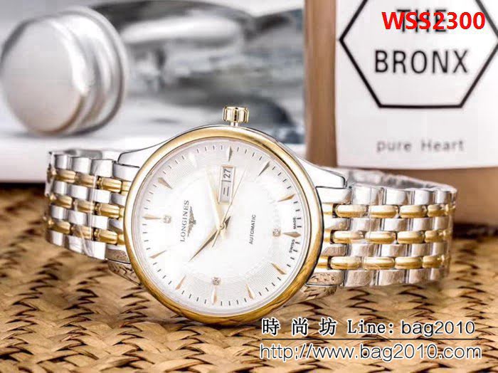 LONGINES浪琴 經典大三針 全自動機械 精品男士腕表 WSS2300