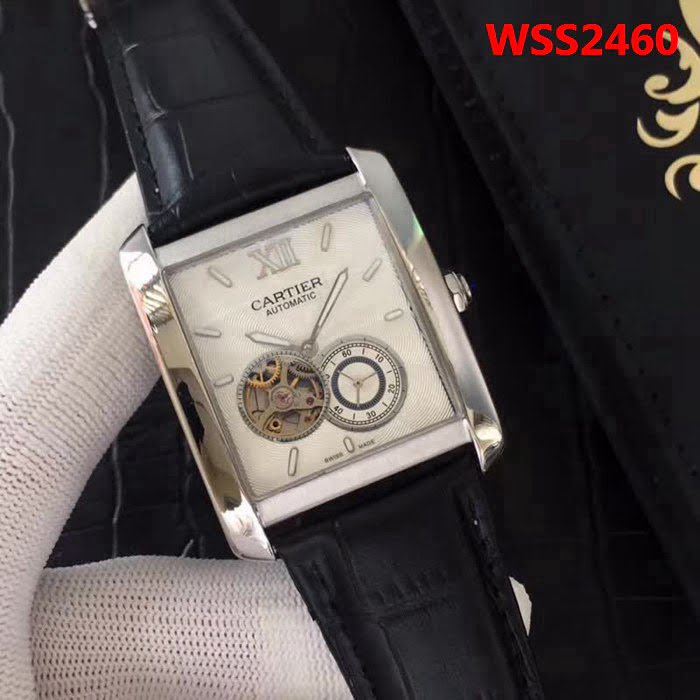 CARTIER卡地亞 熱賣精品 全自動機械 男士腕表 WSS2460