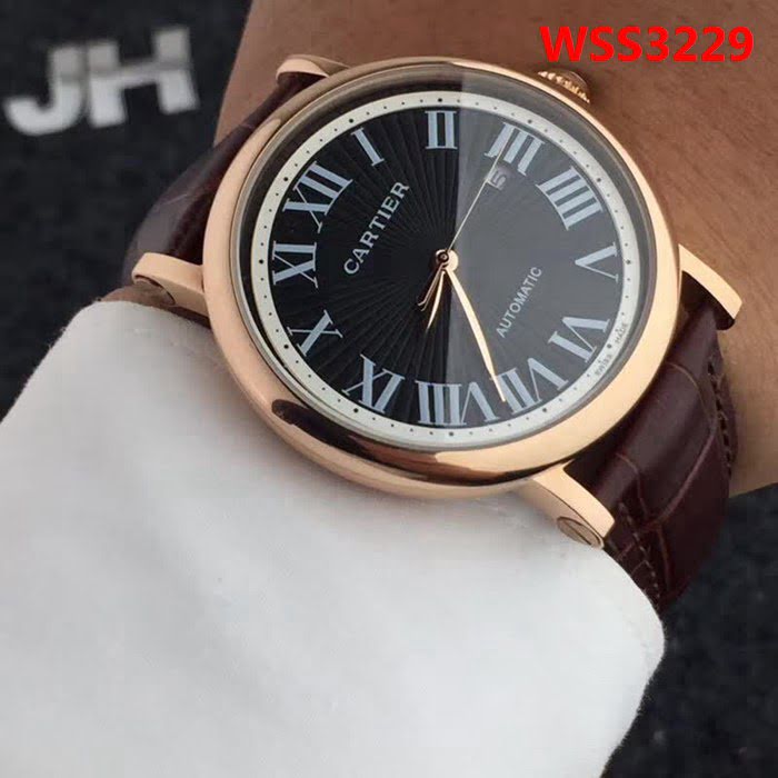 CARTIER卡地亞 全自動機械 時尚男士腕表  WSS3229