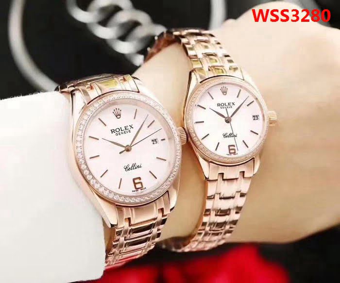 勞力士ROLEX 316L精鋼表殼 全自動機械 情侶腕表 WSS3280