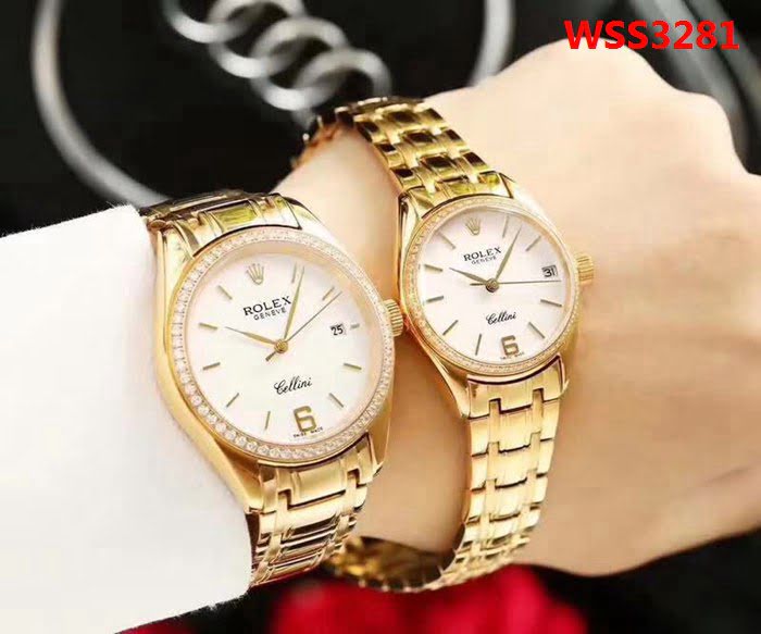 勞力士ROLEX 316L精鋼表殼 全自動機械 情侶腕表 WSS3281