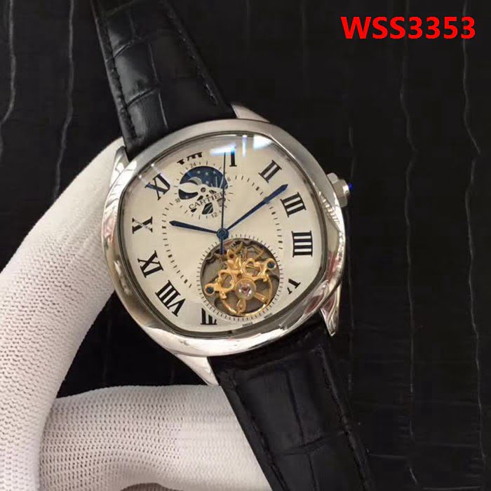 CARTIER卡地亞 熱賣精品 全自動機械男士腕表 WSS3353