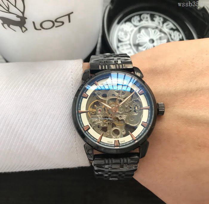 江詩丹頓 Vacheron Constantin 勁爆鏤空設計 全自動機械機芯 精品男士腕表  wssb3540