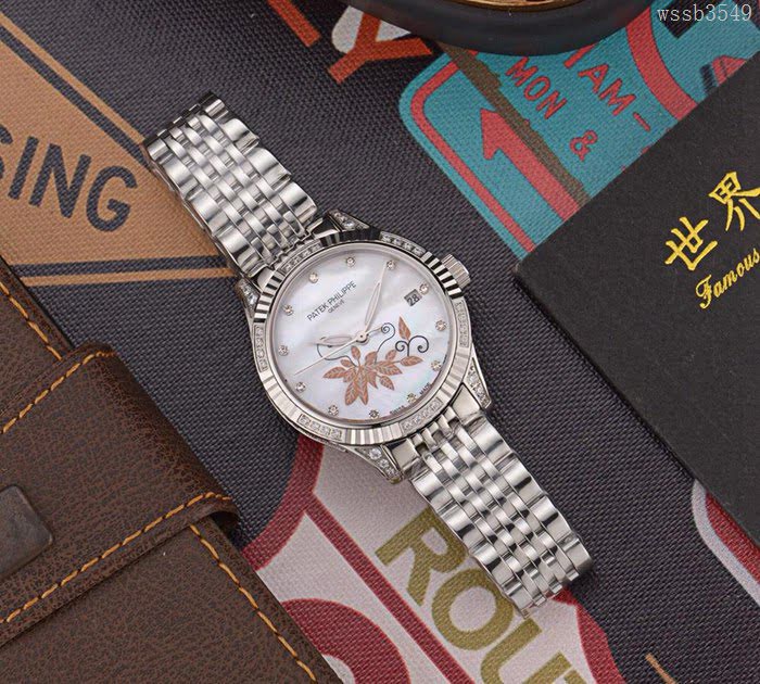百達翡麗PATEK PHILPPE 最新上市 超強防水 日本進口8215全自動機械機芯 女士精品腕表  wssb3549