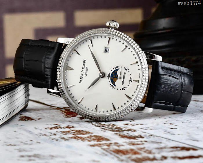 百達翡麗PATEK PHILPPE 全自動機械機芯 防劃花高級藍寶石鏡面 精品男士腕表  wssb3574