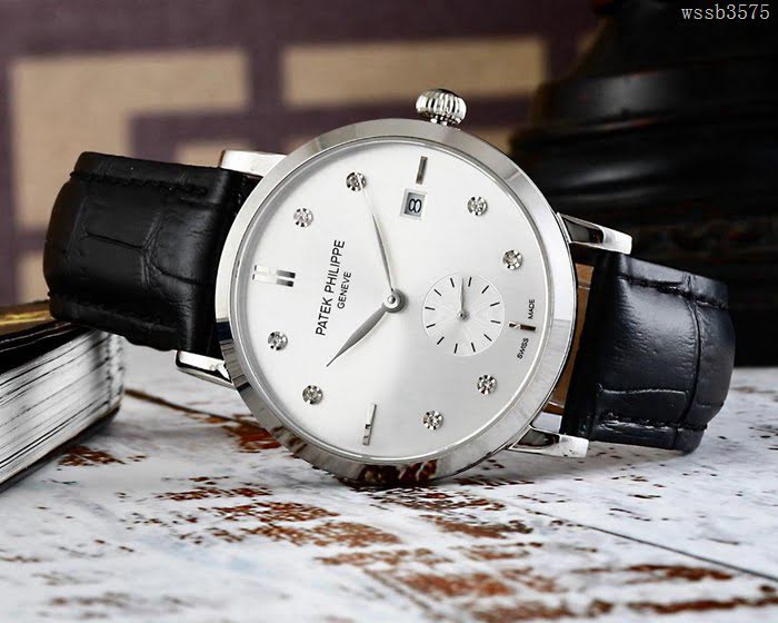 百達翡麗PATEK PHILPPE 全自動機械機芯 防劃花高級藍寶石鏡面 精品男士腕表  wssb3575