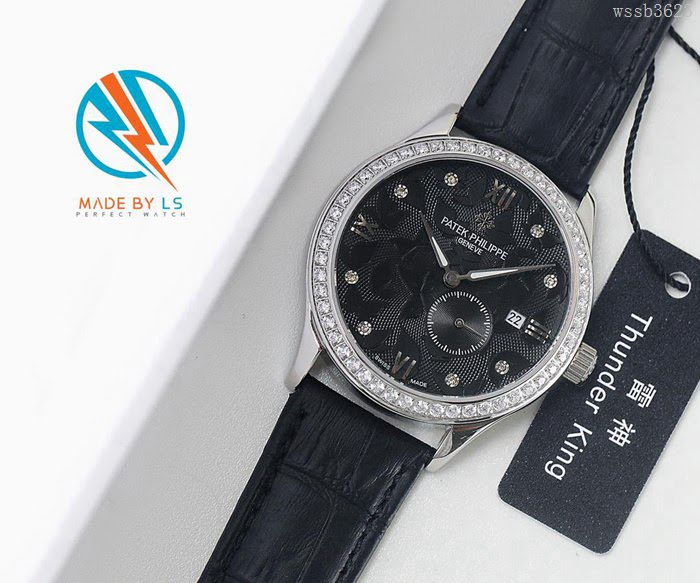 百達翡麗PATEK PHILPPE LS精品 新款 進口全自動機械機芯 316精鋼表殼 小牛皮錶帶 高端情侶對表  wssb3623