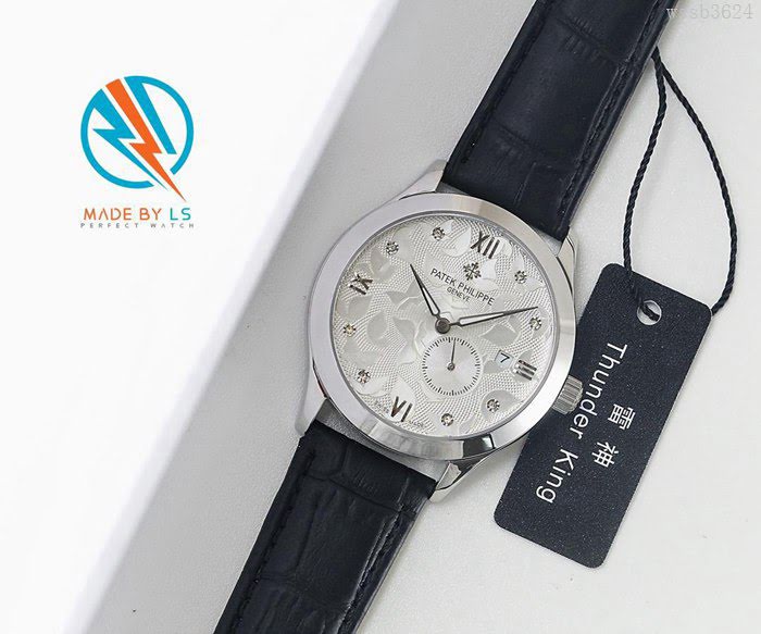 百達翡麗PATEK PHILPPE LS精品 新款 進口全自動機械機芯 316精鋼表殼 小牛皮錶帶 高端情侶對表  wssb3624